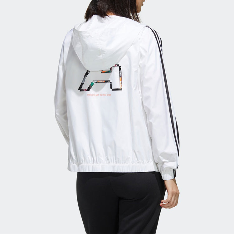 (WMNS) adidas neo Faves Wb Jacket White FP7321