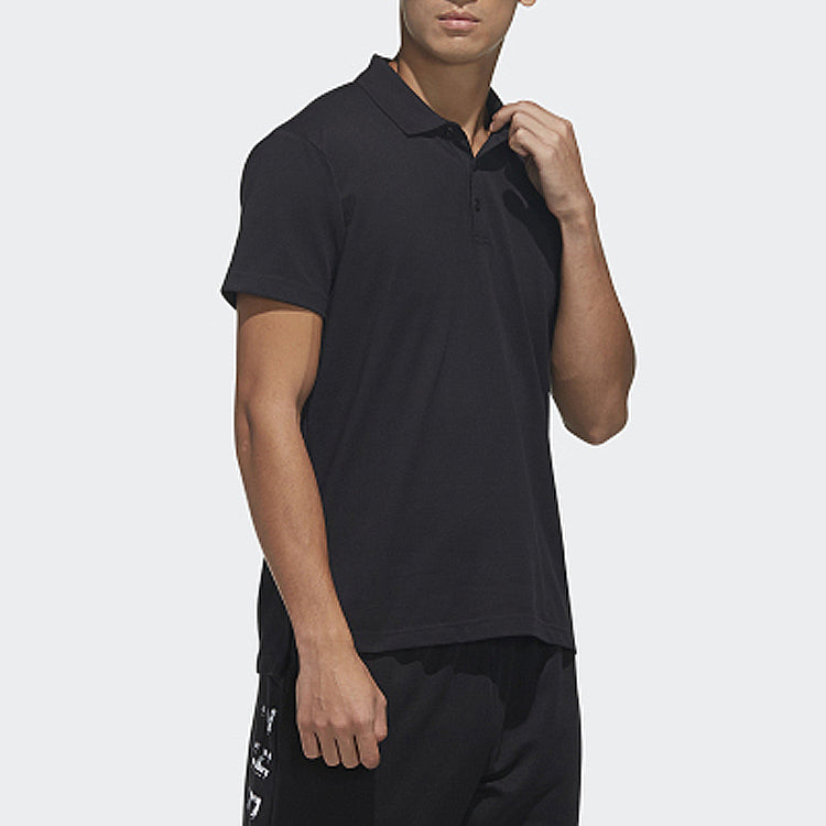 adidas M MH BSC Sports Solid Color Short Sleeve Black FM5418