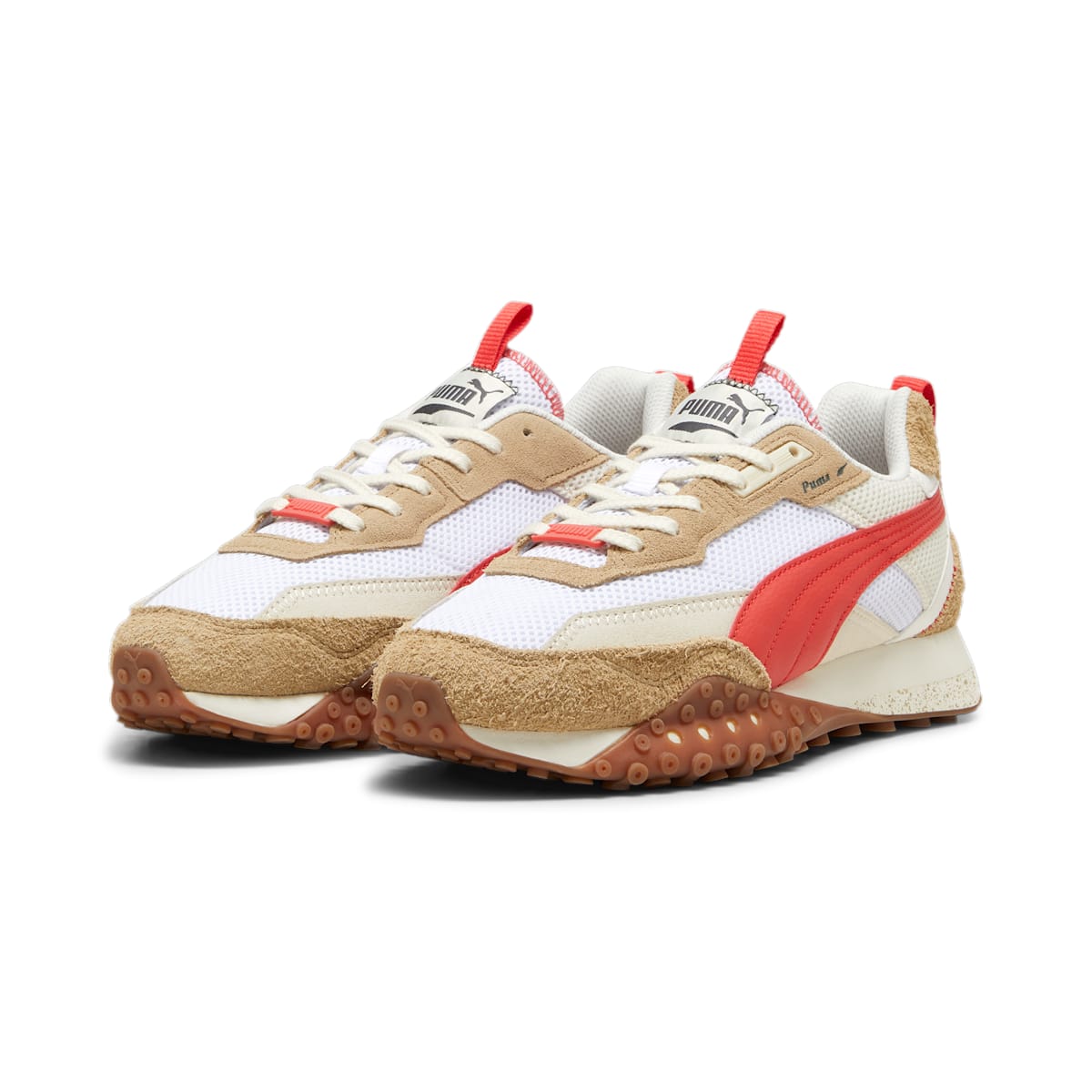 PUMA Blktop Rider Preppy 'White Active Red' 395875-01