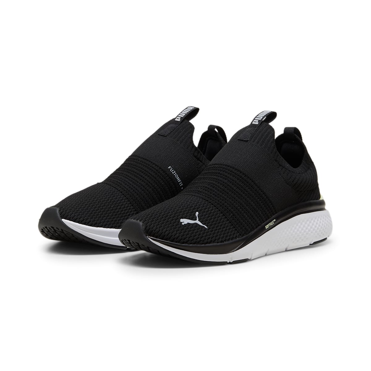 (WMNS) PUMA Softride Pro Echo Slip-On 'Black White' 309982-02