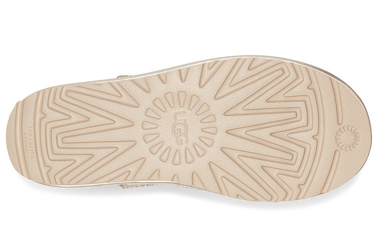 (WMNS) UGG Classic Mini Metallic Sparkle 'Light Gold' 1125234-SGD