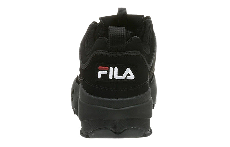 FILA Disruptor 2 Low-Top Daddy Shoes Black/White FW01653_018