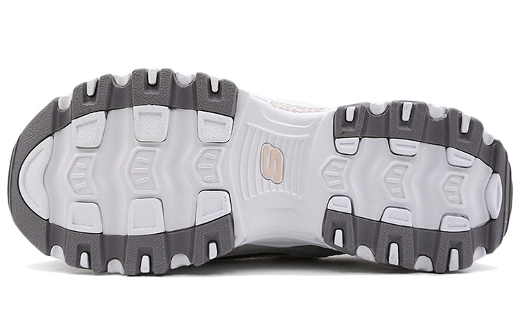 (WMNS) Skechers D'Lites 1.0 'White Pink' 13147-WGPK