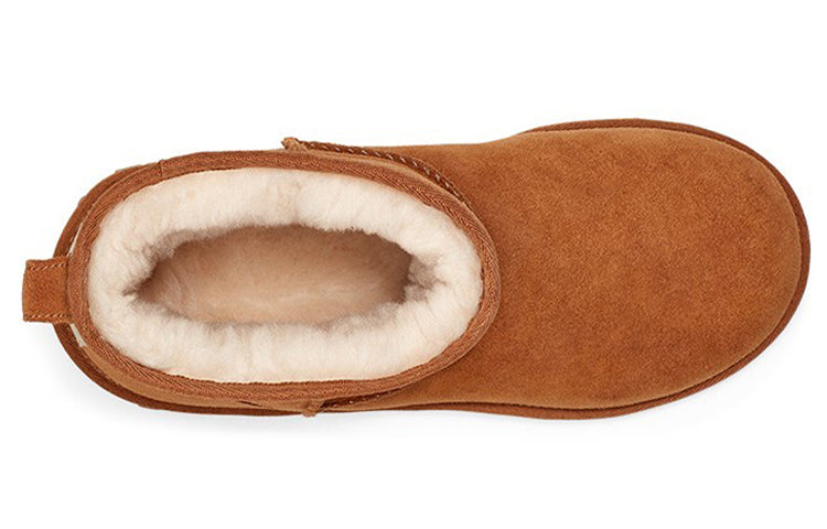(WMNS) UGG Essential Mini Classic Fleece Lined Brown 1115030-CHE
