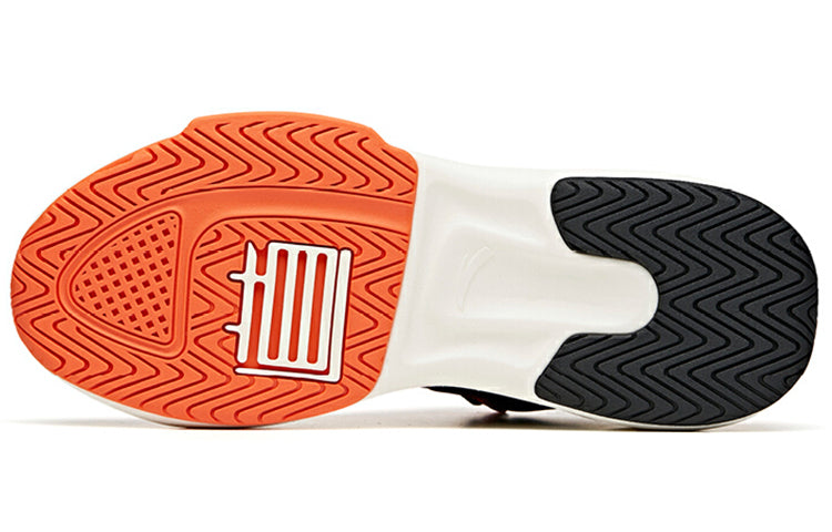 ANTA Skateboarding Series Sneakers High 'Black White Blue' 112048080-8