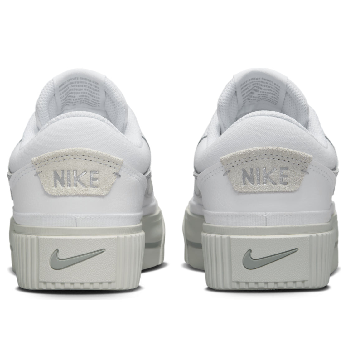 (WMNS) Nike Court Legacy Lift 'White Metallic Silver' HQ2307-100