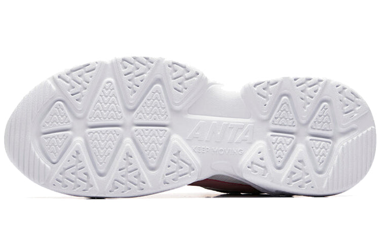 (WMNS) ANTA Lifestyle Retro 'White Black Pink' 121938822R-5