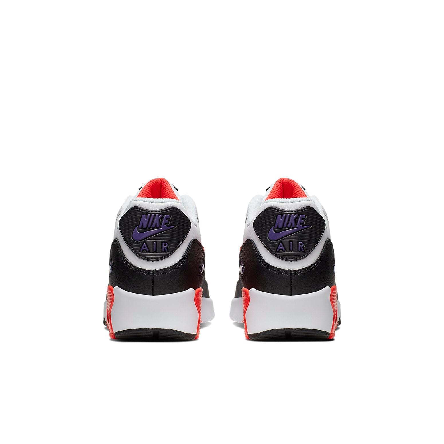 (GS) Nike Air Max 90 Leather 'White Bright Crimson' 833412-117