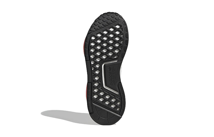 (GS) adidas NMD_V3 Shoes 'White Solar Red' GX2034