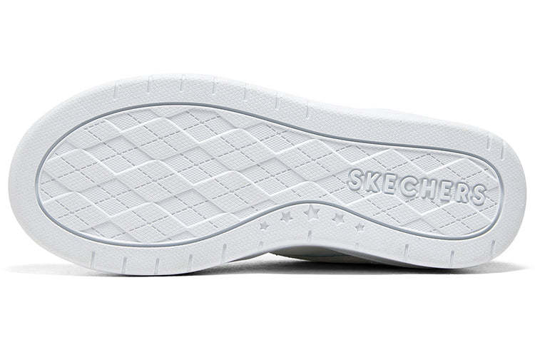 (GS) Skechers Court High 'White Light Blue' 310194L-WLB