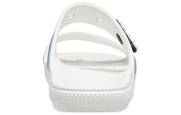 Crocs Classic Colorful Unisex Multi-Color White Sandals 207771-94S