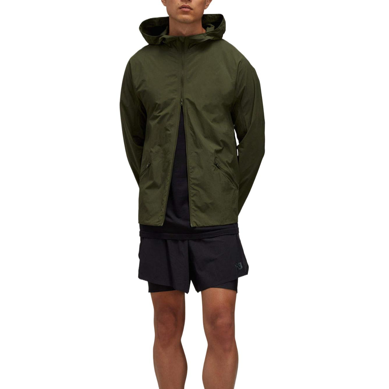 adidas x Y-3 Running Jacket Asia Sizing 'Olive Green' IX0000