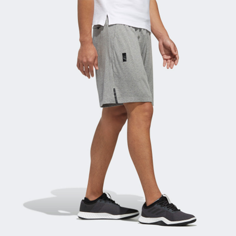Men's adidas WJ SHT KN Sports Stylish Woven Shorts Gray DY8767