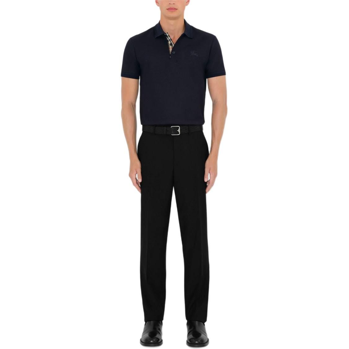 Burberry 26 Cotton Polo Shirt 'Coal Blue' 80991651