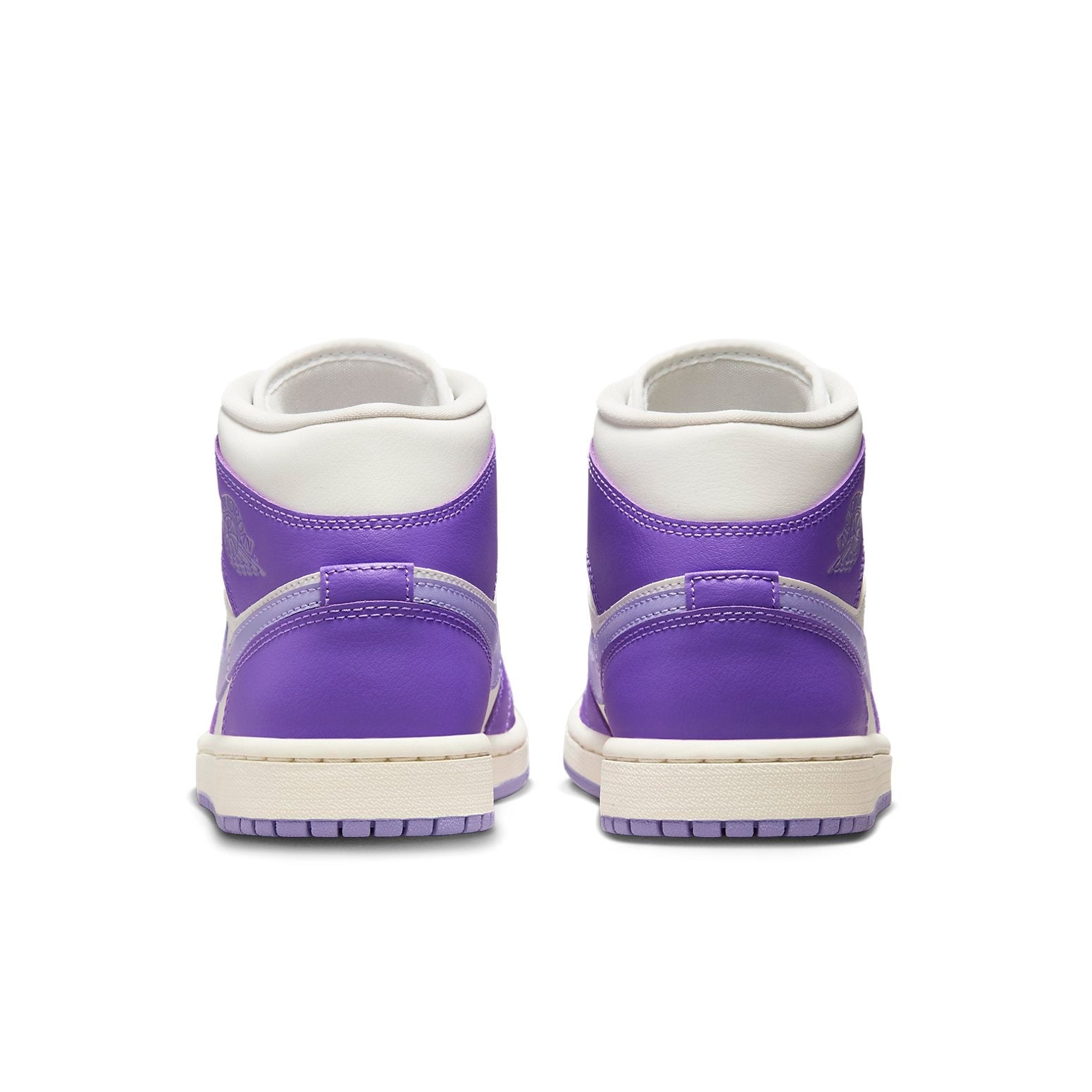 (WMNS) Air Jordan 1 Mid 'Purple White' BQ6472-504