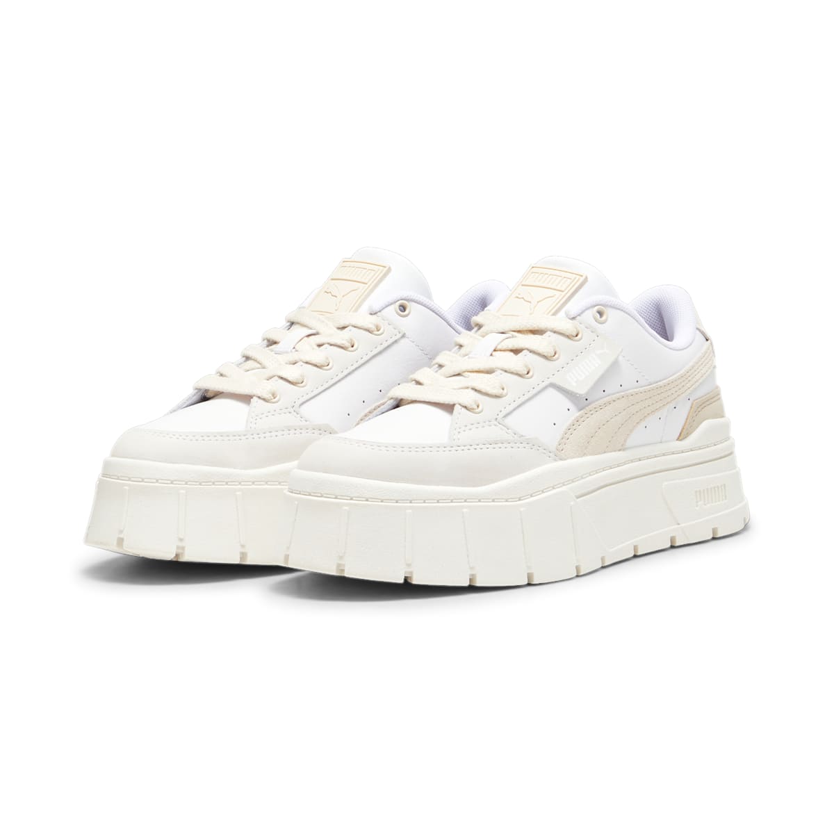 (WMNS) PUMA Mayze Stack Luxe 'White Alpine Snow' 389853-10