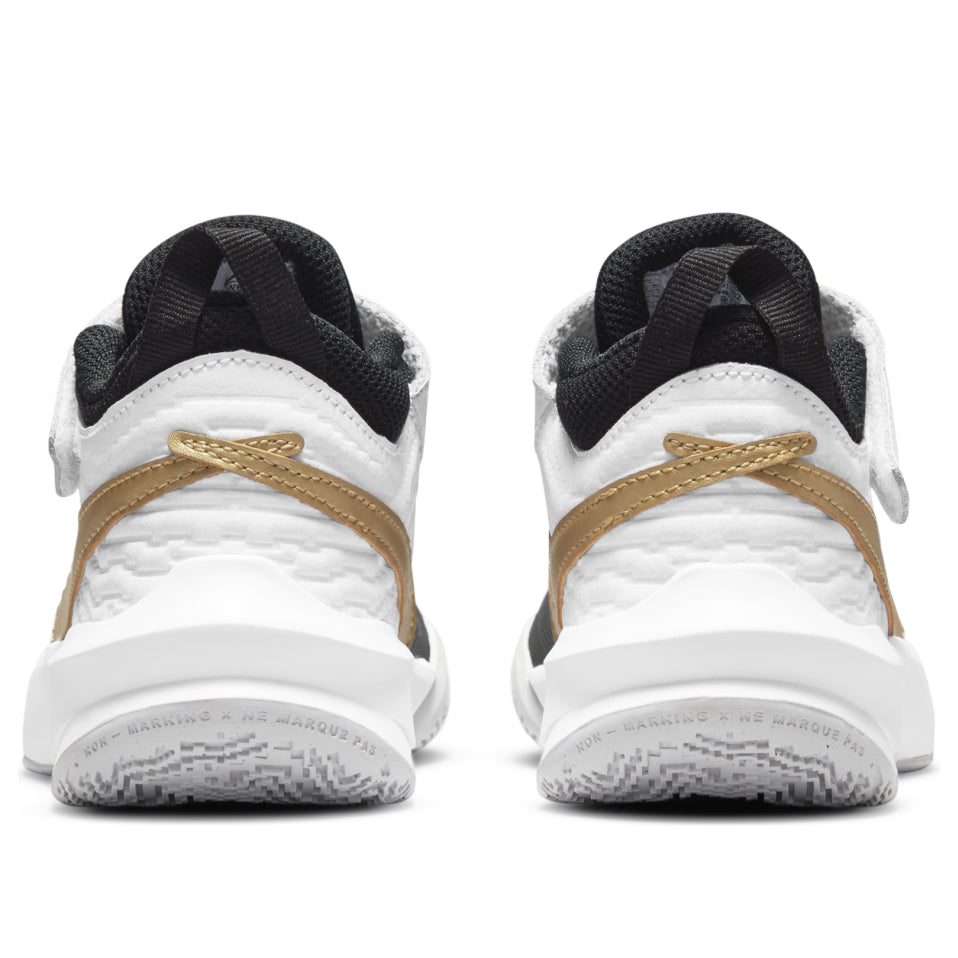 (PS) Nike Team Hustle D10 'Black White Metallic Gold' CW6736-002