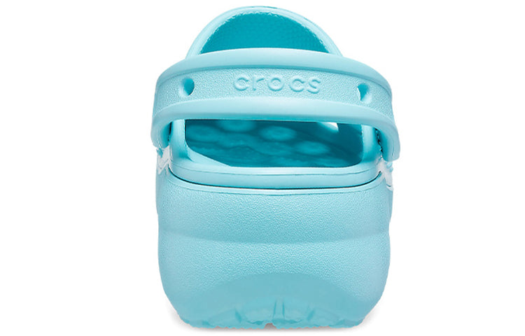 (WMNS) Crocs Classic Platform Clog 'Pure Water' 206750-4SS