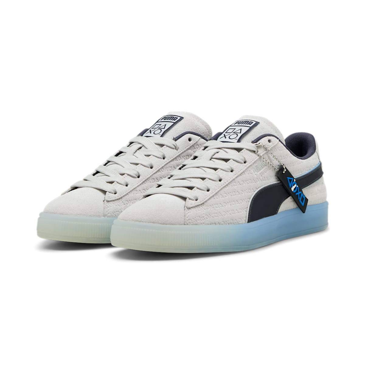 PUMA x Playstation Suede 'Glacial Grey Navy' 396246-01