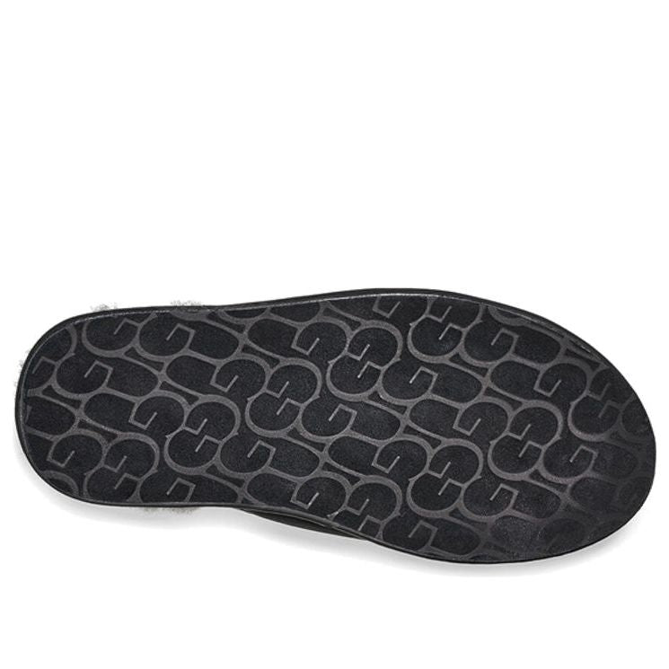 UGG Scuff Leather Slipper 'Black' 1108192-BLK