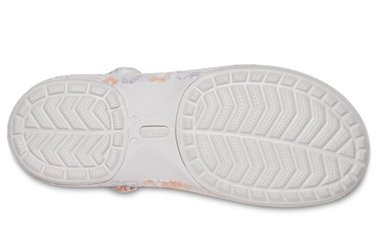 (WMNS) Crocs White Flowers Sandals 206525-96M