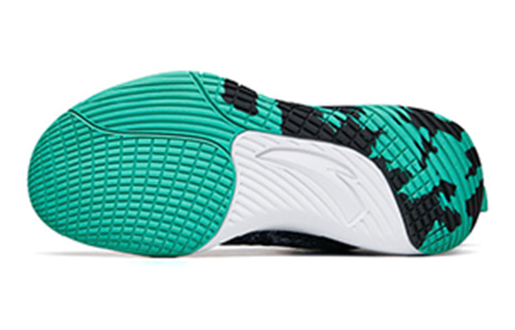 (GS) ANTA Basketball Series Sneakers 'Black Green White' 312221103-3