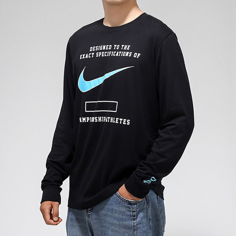 Nike Sportswear Casual Sports Long Sleeves Black CW0528-010