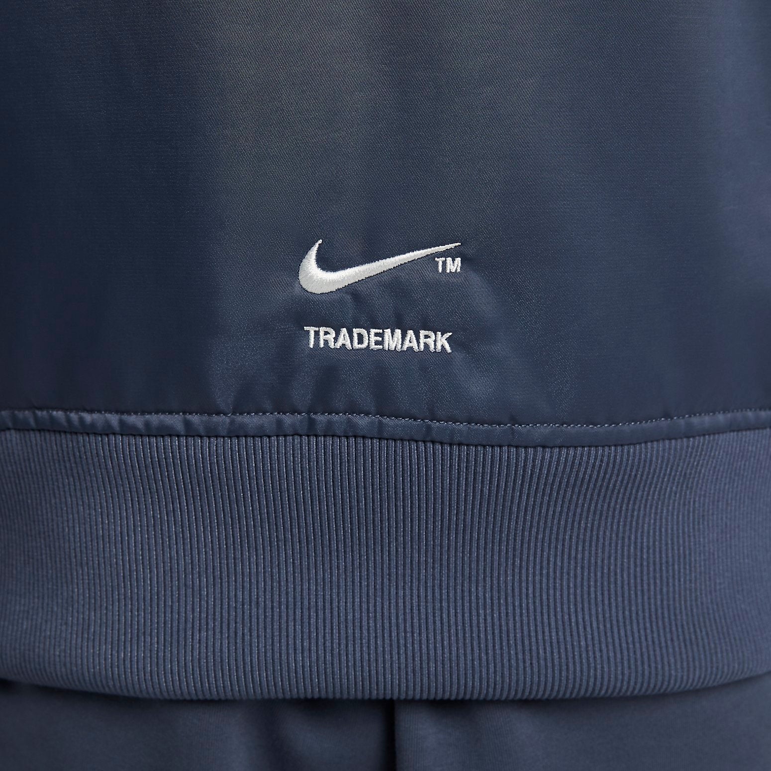Men's Nike Sportswear Swoosh Therma-FIT Contrasting Colors Large Logo Reversible Loose Aviator Padded Jacket Blue DD6056-437