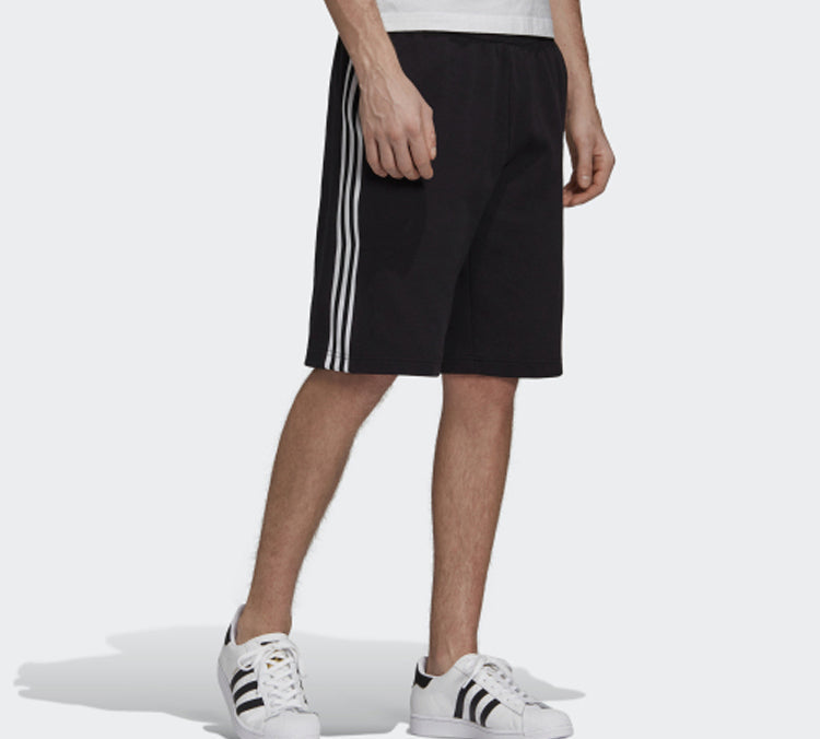 adidas originals Lockup Lng Short Side Stripe Sports Shorts Black FM9878