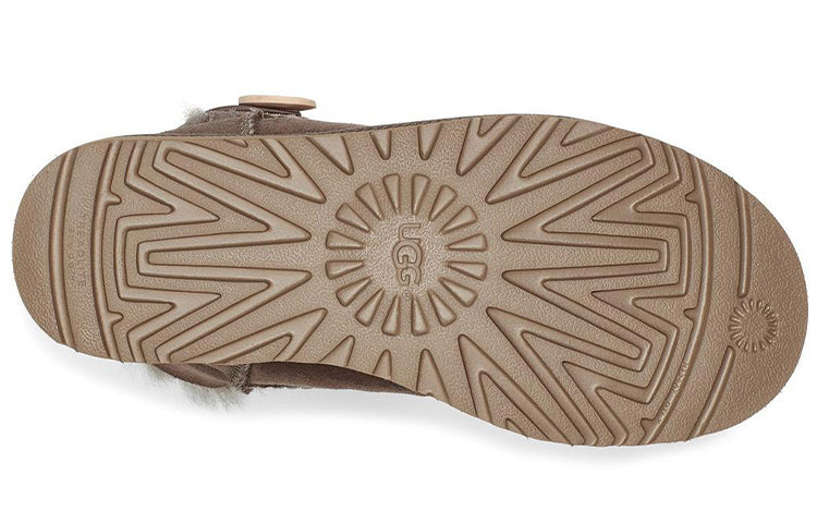 (WMNS) UGG Mini Bailey Button II 2.0 Snow Boots Brown 1016422-MLE