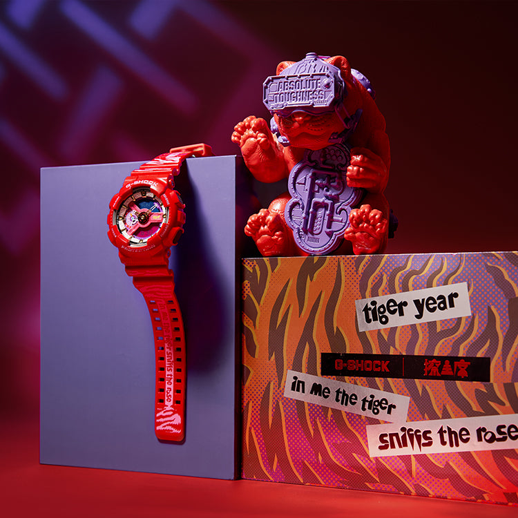 CASIO G-Shock Analog-Digital 'Red' GA-110CCA21-4PFC-PERSON