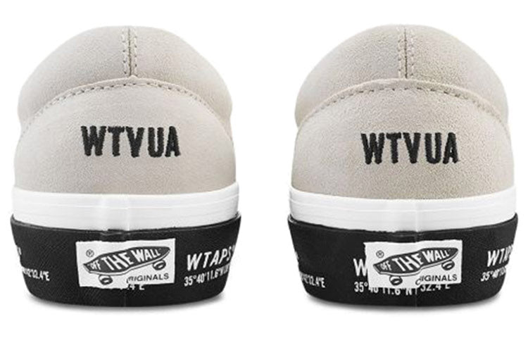 Vans WTAPS x Og Classic Slip-On Lx 'Grey Black' VN0A45JK20F