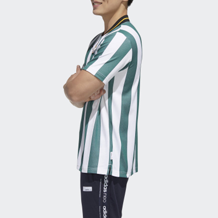 adidas neo adidas Yellow Sports Short Sleeve Green White GL7216