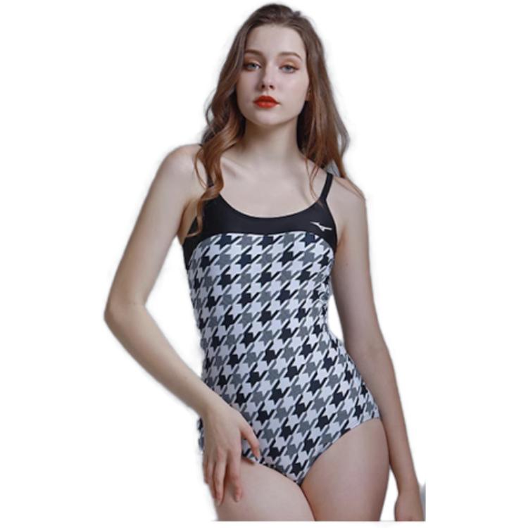 Mizuno One Piece Skirt Set Swimsuit 'Black' N2CA1327