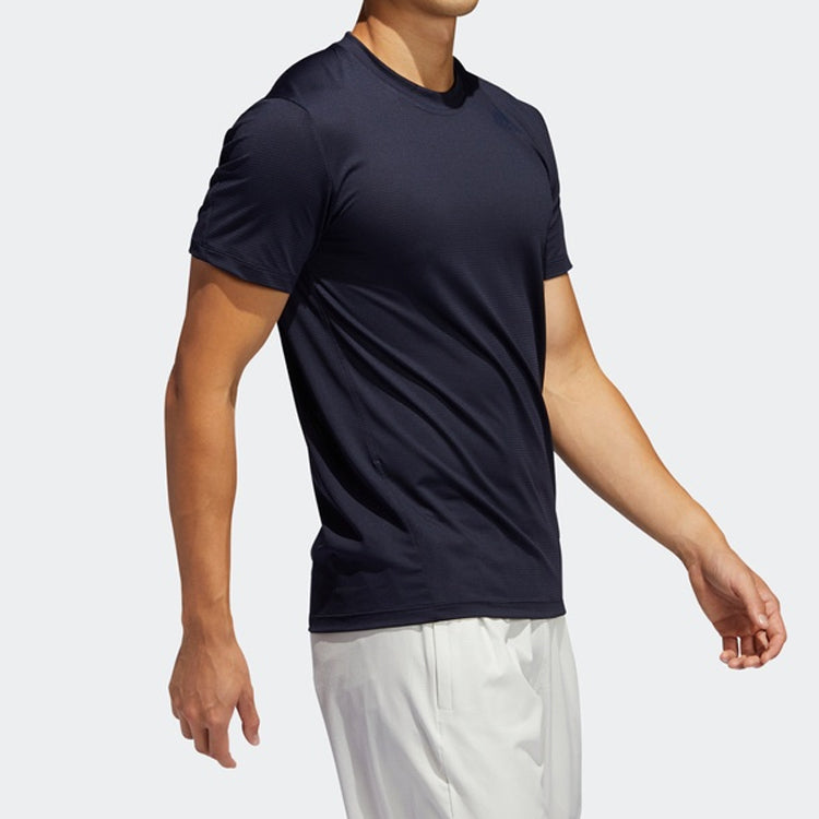 adidas Kenta Rise Tee Training Sports Short Sleeve Blue FJ6133