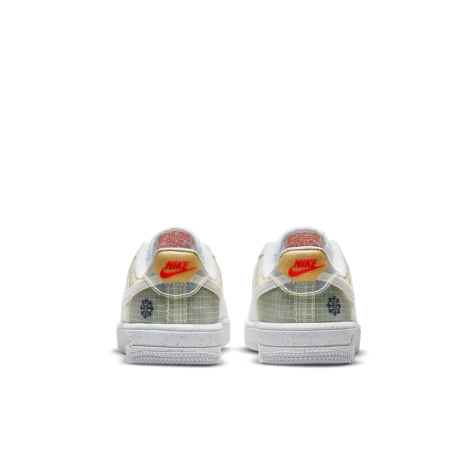 (PS) Nike Force 1 Crater 'Move To Zero - White Orange' DH4340-100