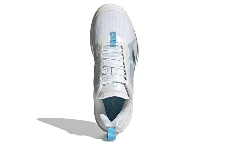 (WMNS) adidas Avacourt 'White Silver Bright Cyan' GW6265