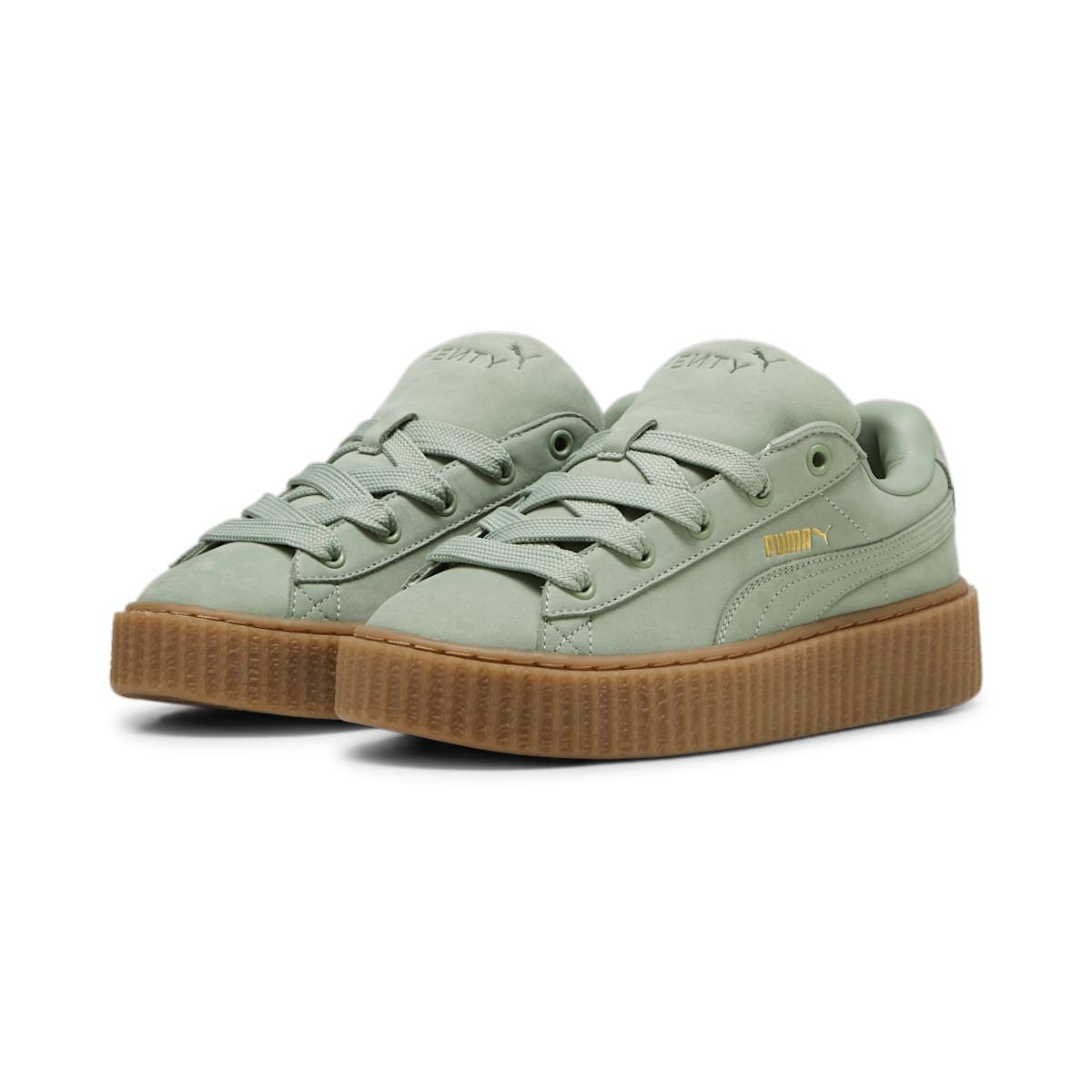 (WMNS) PUMA x Fenty Creeper Phatty 'Earth Tone Pack - Green Fog' 399865-02