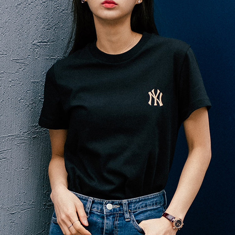 MLB New York Yankees Retro Pattern Short Sleeve Unisex Black 31TSX7031-50L