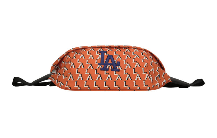 MLB Monogram Series LA Los Angeles Dodgers fanny pack Orange 32BGC4011-07O