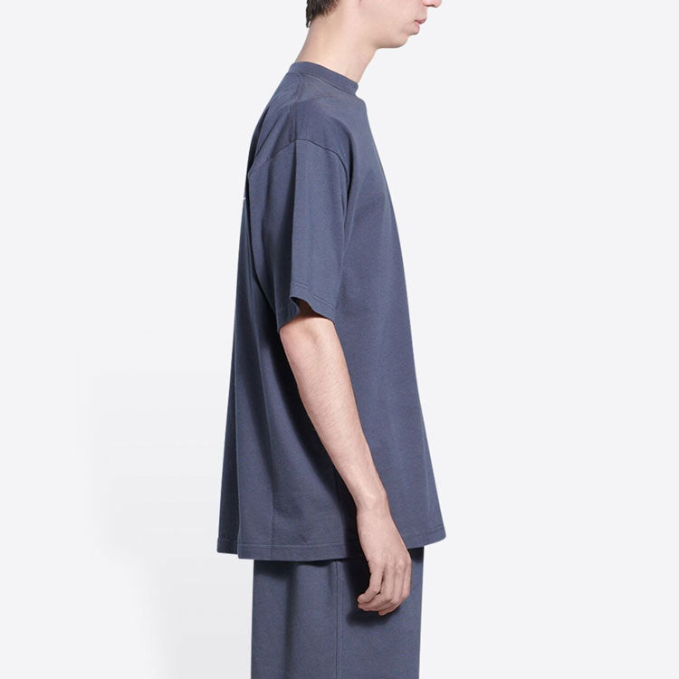Balenciaga Political Campaign T-Shirt Medium Fit 'Dark Grey White' 620967TKVJ11366