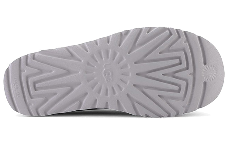 (WMNS) UGG Classic Mini Leather Snow boots Grey 1006595-FEA