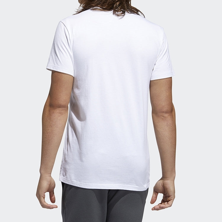 Men's adidas LOGO Short Sleeve White T-Shirt GF1626