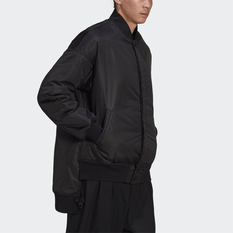 Men's Y-3 Back Logo Zipper Jacket Black GK4366