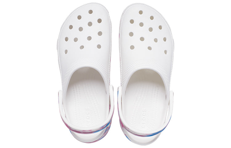 (WMNS) Crocs Classic Platform Dream Clog 'White Purple' 207580-94S