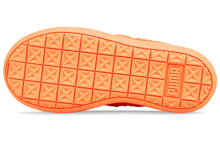 (WMNS) PUMA Suede Mayu Slip-On 'Teddy - Neon Citrus' 384887-04