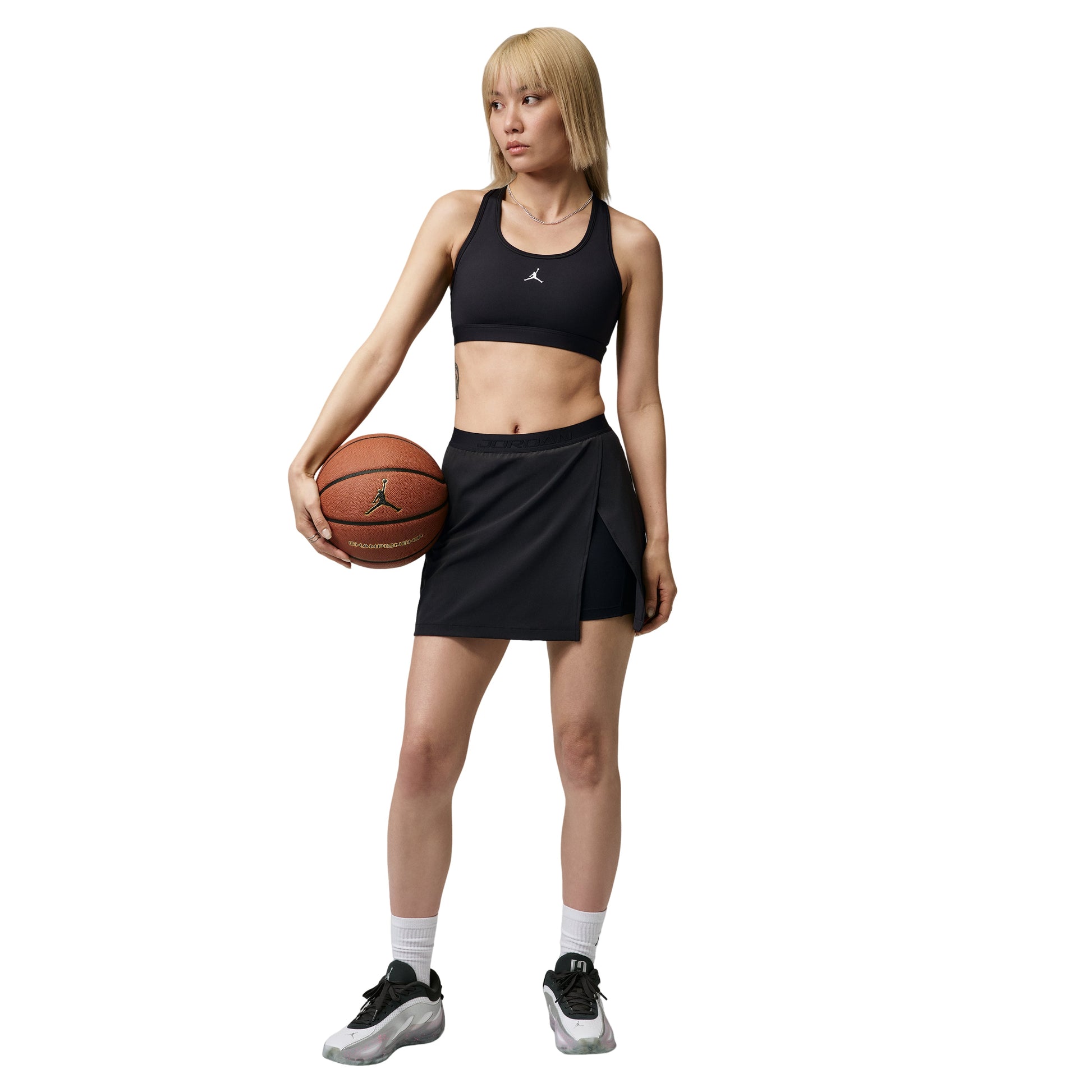 (WMNS) Jordan Sports Essentials Dri-FIT Skirt 'Black White' IH4566-010