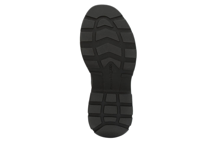 (WMNS) Alexander McQueen Tread Slick Lace Up 'Black' 617881W4L321000