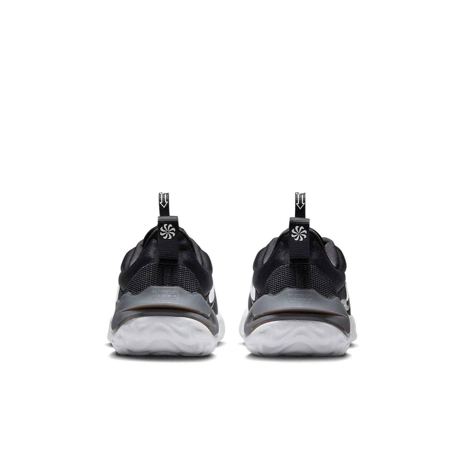 (GS) Nike Run Flow Running Shoes 'Black Iron Grey White' DR0472-001