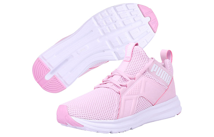 (WMNS) PUMA Enzo Weave Low Running Shoes Pink/White 191488-02